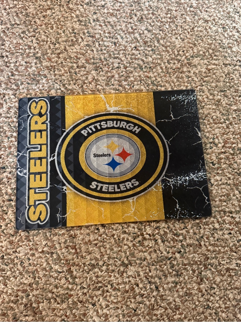 Steelers cutting board